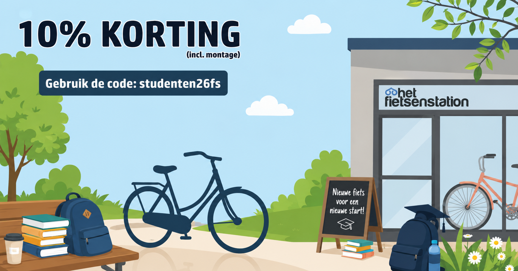 Korting voor studenten