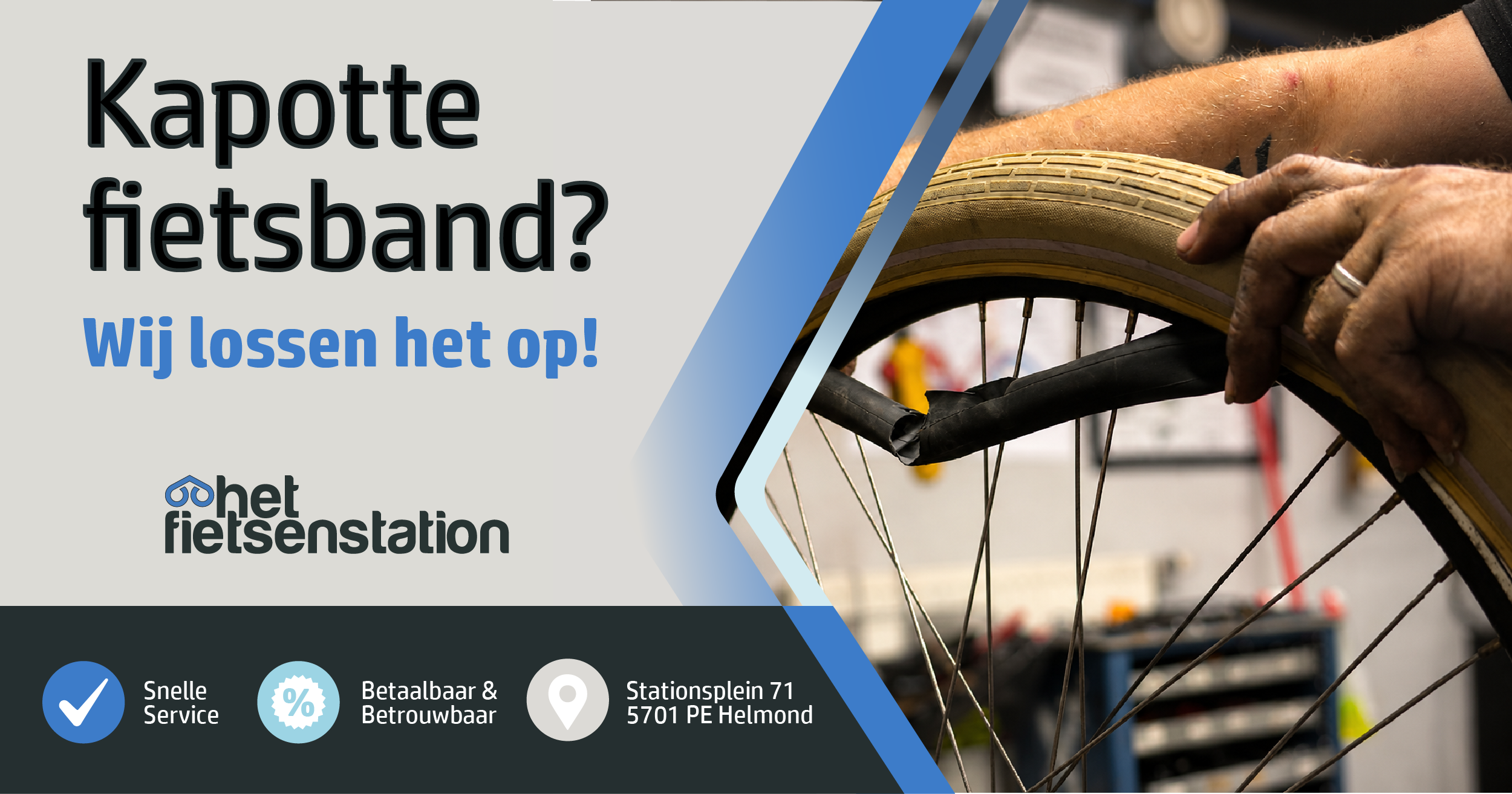 Fiets kapot? Snel en vakkundig je fiets repareren bij het Fietsenstation in Helmond